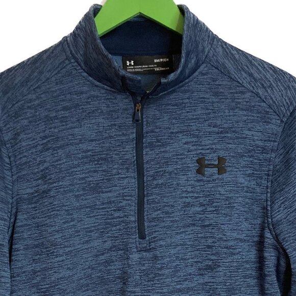 Under Armour Loose ColdGear 1/4 Zip Pullover Size Small - Picture 2 of 6